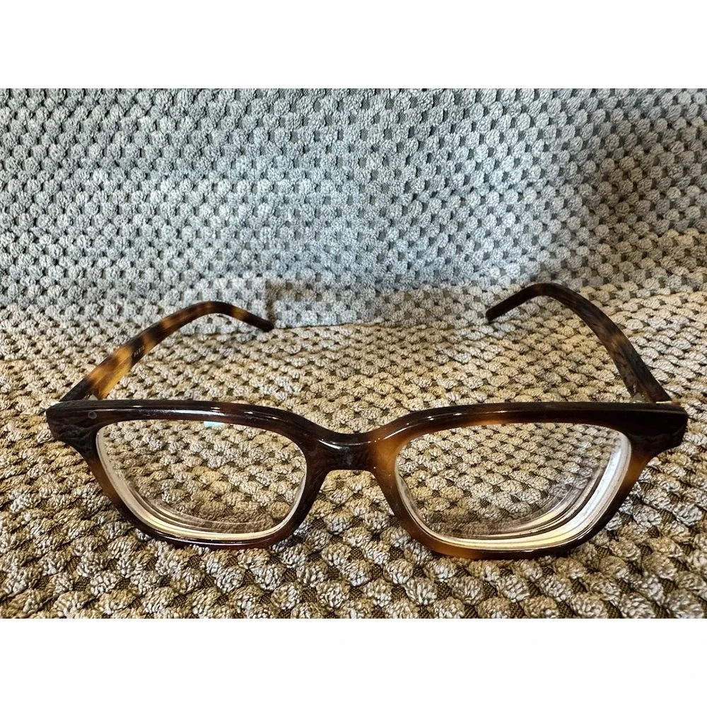 Saint Laurent SL M110 HavanaBrown Eyeglass Frames XS 48 17 140 002 Gold YSL Logo